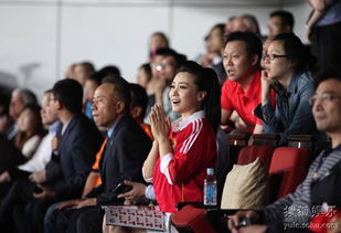 观众席上为中国队加油助威的球迷