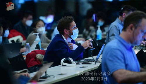 中国外交部发言人毛宁发言现场照片