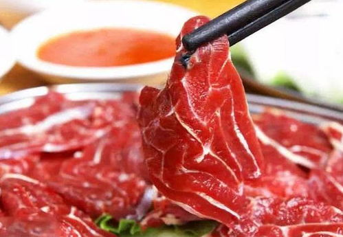 潮汕牛肉火锅红色调料碟