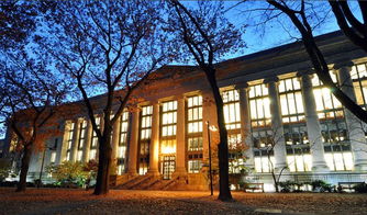 哈佛大学图书馆与学生学习场景