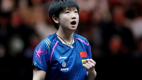 王楚钦与孙颖莎举起赫杜塞克杯