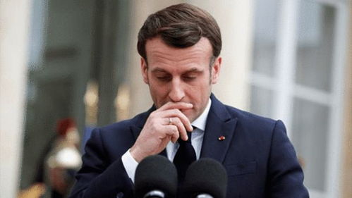 马克龙被男子掌掴现场画面