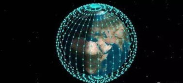 卫星组成的星链网络覆盖地球