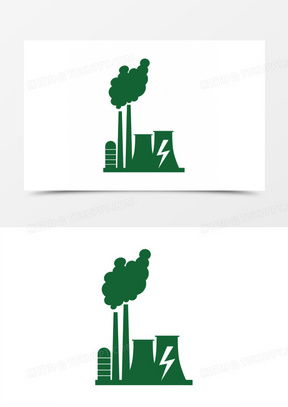 绿色节能图标与碳减排数据图表结合图示