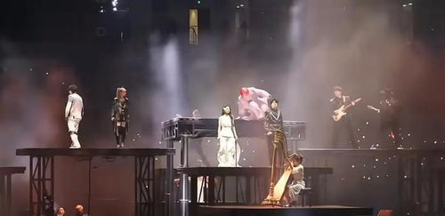 华晨宇演唱会升降台故障现场图
