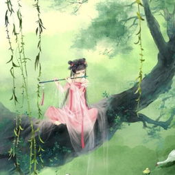 魏无羡吹笛子坐在山巅之上