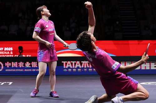 孙颖莎再一次把CHINA写进了世界赛场，这一次是多哈混双三连冠