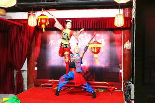 陕西永兴坊非遗剧场表演现场