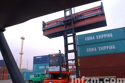 义乌物流仓库集装箱堆积