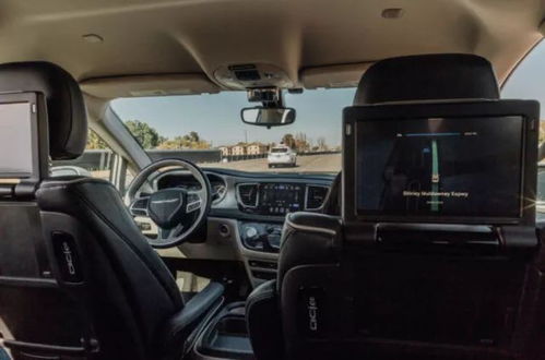 智能驾驶测试车辆内部视角