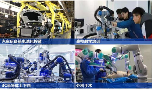 机器人进行动作训练场景