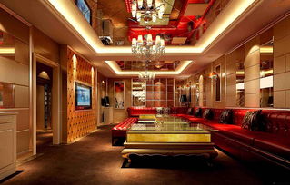 现代风格的小型KTV门店内部