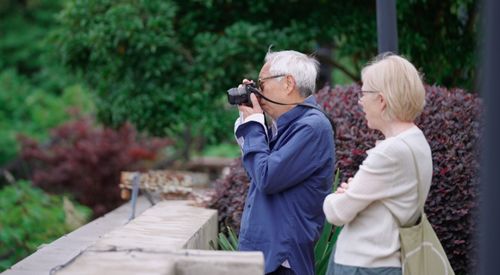 姐妹俩在夕阳下和解的瞬间