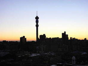 南非约翰内斯堡城市夜景