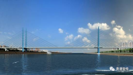 新干赣江大桥新桥设计效果图