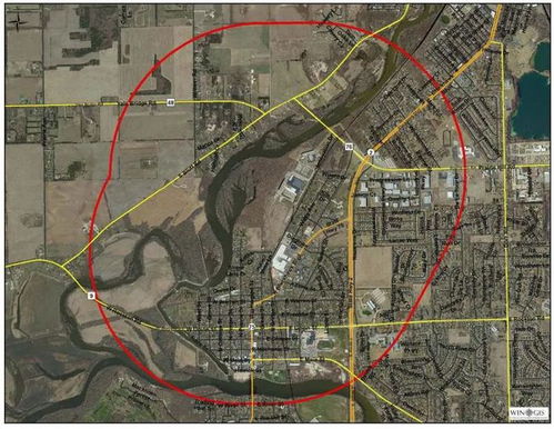 化工厂周边居民区分布图