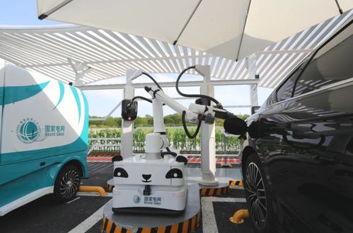 新能源汽车充电站场景图