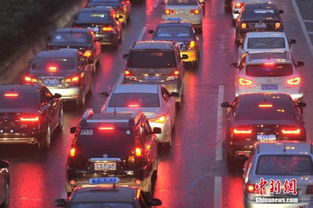 城市晚高峰交通拥堵场景