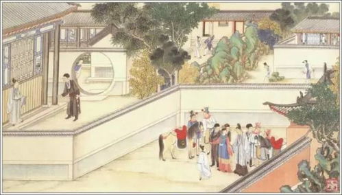 孙温绘制的蘅芜苑局部图