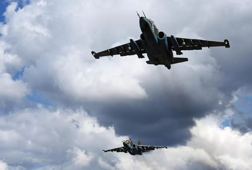 俄军在库尔斯克地区执行任务现场