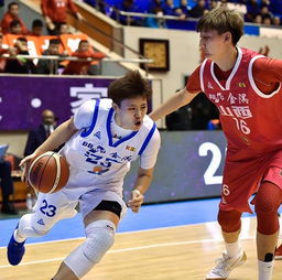 辽宁年轻球员在比赛中突破