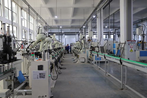 中国高科技工厂生产线实景图