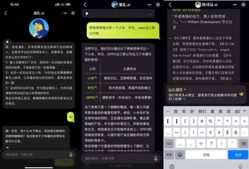 博主与粉丝互动的聊天界面截图