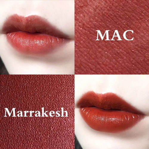 黄黑皮女生不同口红色号试色图