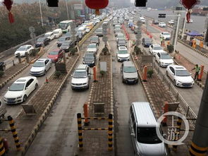 高速收费站车流图