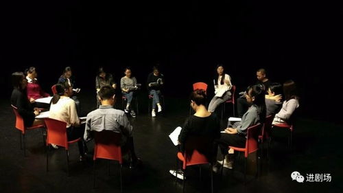 演员们围读剧本进行角色训练的幕后画面