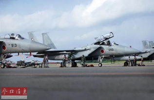 F-15战机在日本基地停靠