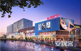 空荡的万达广场外景