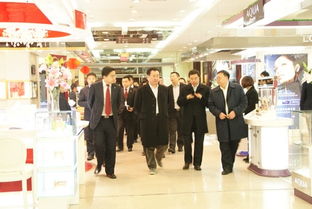 王健林在商场视察