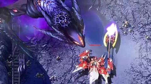 冰龙BOSS战画面：展示裂隙中的巨兽