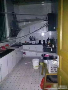 居民家中窗户玻璃被震碎