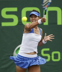 李娜在网球比赛中的精彩瞬间