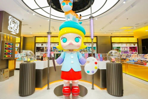 泡泡玛特门店及盲盒产品展示