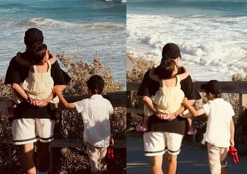 兄妹在公园散步