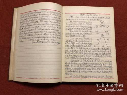 作家翻阅女友手写日记本