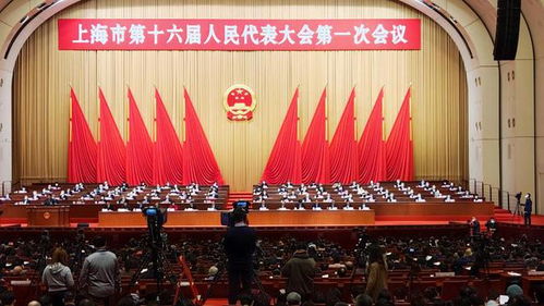 上海两会现场图片