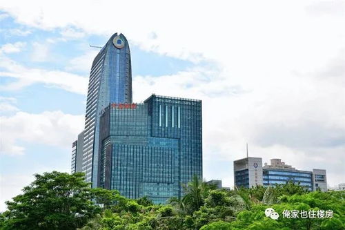 腾讯总部大楼前实习生合影