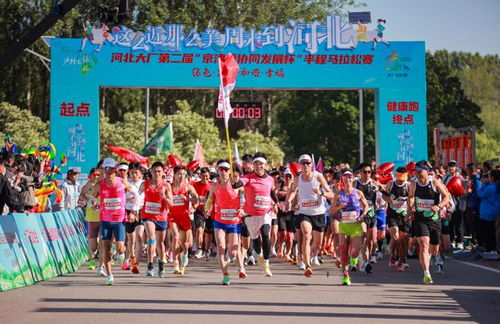 邯郸马拉松赛跑者穿越太行山景区