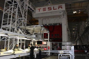 特斯拉工厂内景