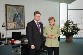 德国总理与乌克兰总统会面