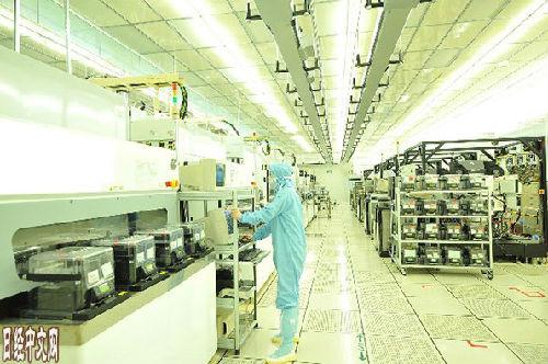中国半导体工厂内部场景