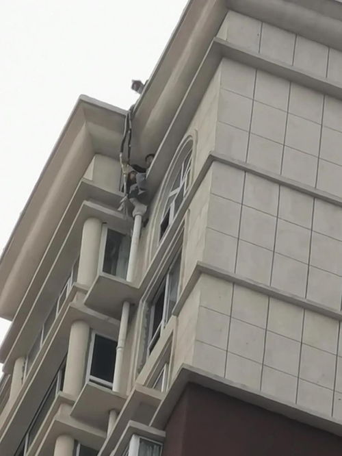 高楼外部防盗设施示意图