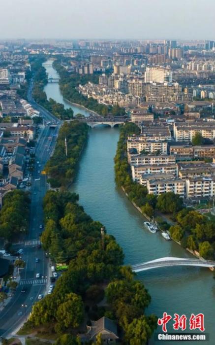 扬州古运河沿岸风光