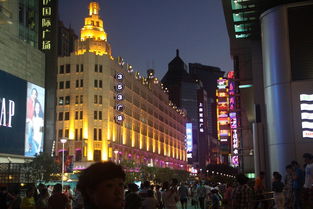 上海南京路繁华夜景