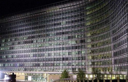 欧盟总部大楼外部景象