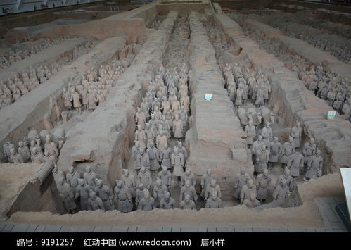 秦始皇陵兵马俑全景图